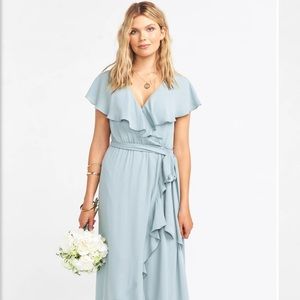 Show Me Your Mumu Jess Ruffle Midi Dress.💜